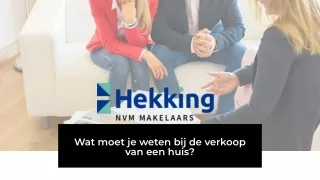 Wat moet je weten bij de verkoop van een huis