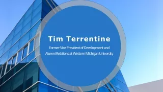 Tim Terrentine - A Gifted and Versatile Individual
