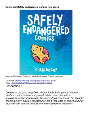 Download Safely Endangered Comics free acces