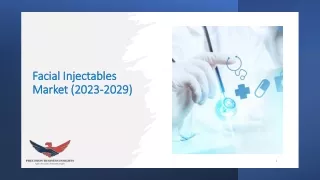 Facial Injectables Market Size, Share, Growth | Report 2029