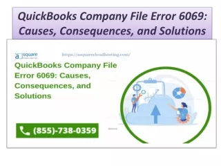 QuickBooks Company File Error 6069: Causes, Consequences, and Solutions