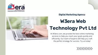 Best Digital Marketing Agency | W3era.com