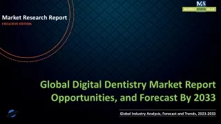 Digital Dentistry Market Report Opportunities, and Forecast By 2033