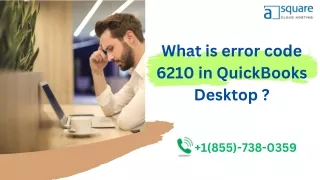 What is the QuickBooks error code 6210 0?