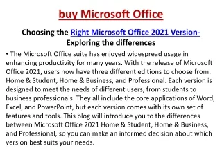 buy Microsoft Office