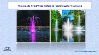 Mistakes to Avoid When Installing Floating Water Fountains