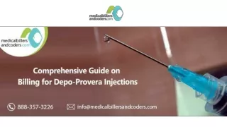 Comprehensive Guide on Billing for Depo-Provera Injections