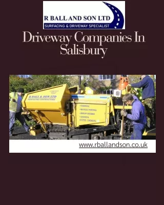 Driveway Companies In Salisbury