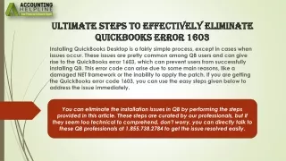 A must follow guide to fix QuickBooks Error 1603 easily