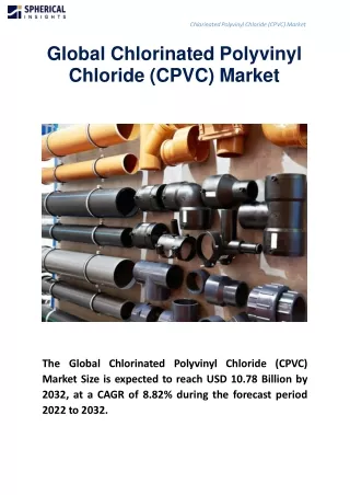 Global Chlorinated Polyvinyl Chloride (CPVC) Market