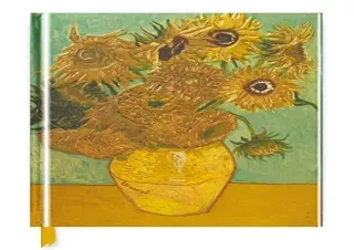 {Pdf} Van Gogh: Sunflowers (Blank Sketch Book) (Luxury Sketch Books)