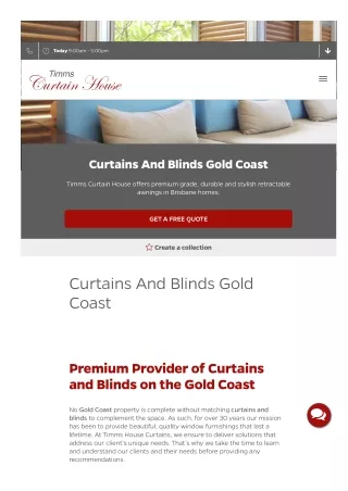 Curtains And Blinds Gold Coast