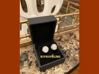 Sparkle and Style: Discover the Beauty of Moissanite Earrings from HipHopBling.c