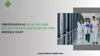 Professional healthcare recruitment Agencies in the middle east