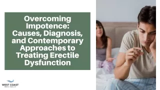 Causes and Treatment Of Erectile Dysfunction