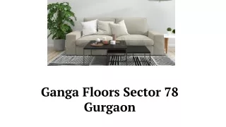 Ganga Floors Sector 78 Gurgaon - PDF