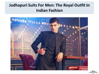 Jodhapuri Suits For Men The Royal Outfit In Indian Fashion