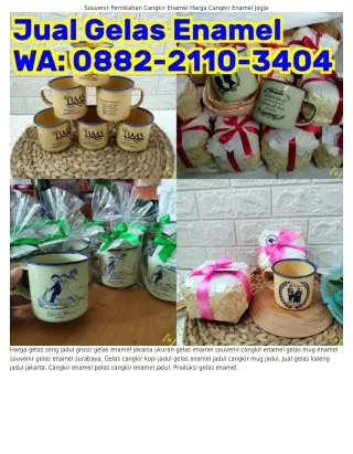 Ö88ᒿ-ᒿ11Ö-3ㄐÖㄐ (WA) Supplier Cangkir Enamel Gelas Enamel Murah Surabaya