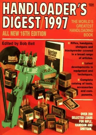 PDF/READ Handloader's Digest 1997 (16th Edition)