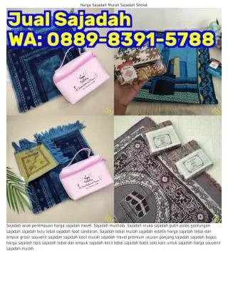 ౦889~8З91~5ᜪ88 (WA) Bursa Sajadah Online Sajadah Jumbo Tebal