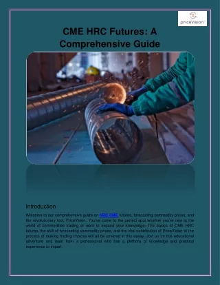 CME HRC Futures: A Comprehensive Guide