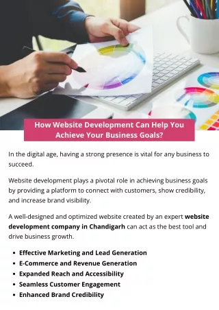 How Website Development Can Help You Achieve Your Business Goals?