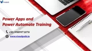 Power Apps and Power Automate Training