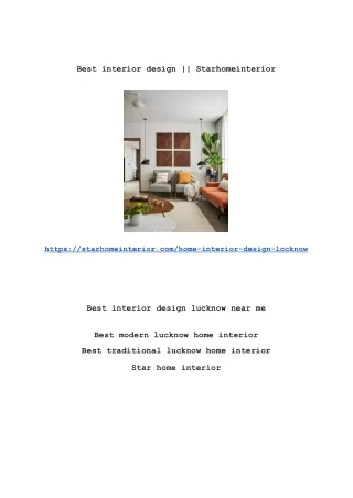 Best interior design in lucknow Star home interior