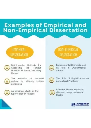 Examples of Empirical and Non-Empirical Dissertation