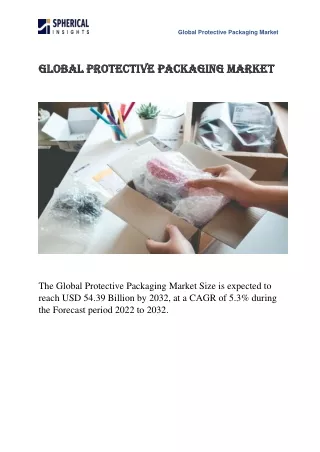 Global Protective Packaging Market