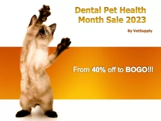 Pet Dental Health Month Sale 2023 | Huge Discounts on Pet Supplies | VetSupply