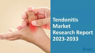 Tendonitis Market Research Report 2023-2033