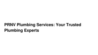 Plumbing Services inaghapura