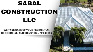 Expert Commercial Roofing Contractors: Sabal Construction