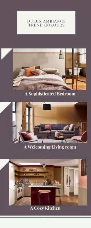 Dulux Ambiance trend colours