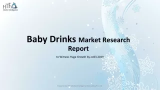 Baby Drinks Market Research Report