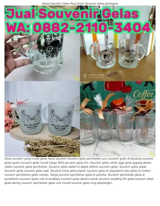 Ö88ᒿ•ᒿIIÖ•ЗᏎÖᏎ (WA) Macam Souvenir Gelas Souvenir Gelas Indonesia