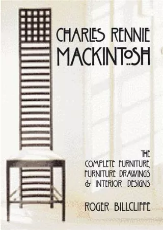 PDF_ Charles Rennie Mackintosh The Complete Furniture /anglais