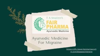 Ayurvedic Medicine For Migraine