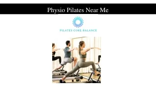 Physio Pilates Near Me