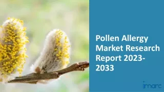 Pollen Allergy Market Research Report 2023-2033