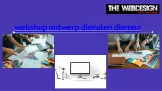 webshop ontwerp diensten diemen