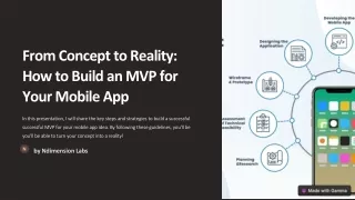 From Concept To Reality: How To Build An MVP For Your Mobile App