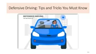 Defensive Driving Tips and Tricks You Must Know