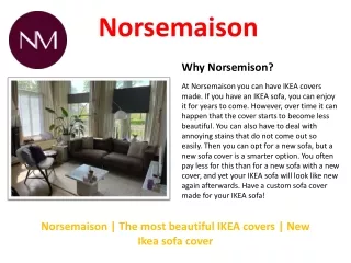 Norsemaison | The most beautiful IKEA covers | New Ikea sofa cover