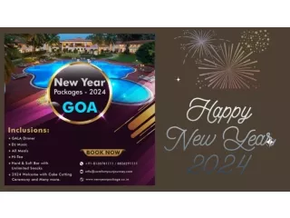 New Year Packages in Goa | Goa New Year Packages 2024