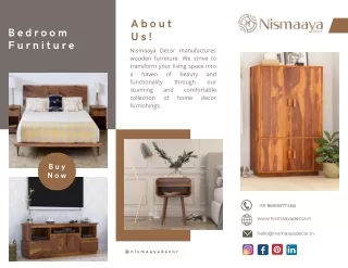 Find Your Perfect Match Bedroom Furniture at Nismaaya Decor