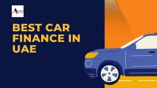 car finance in uae