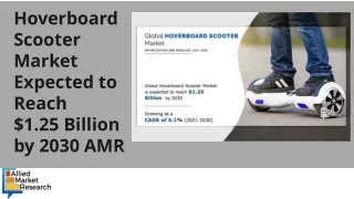 Hoverboard Scooter Market to Explore Excellent Growth in Future By 2030