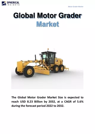 Global Motor Grader Market